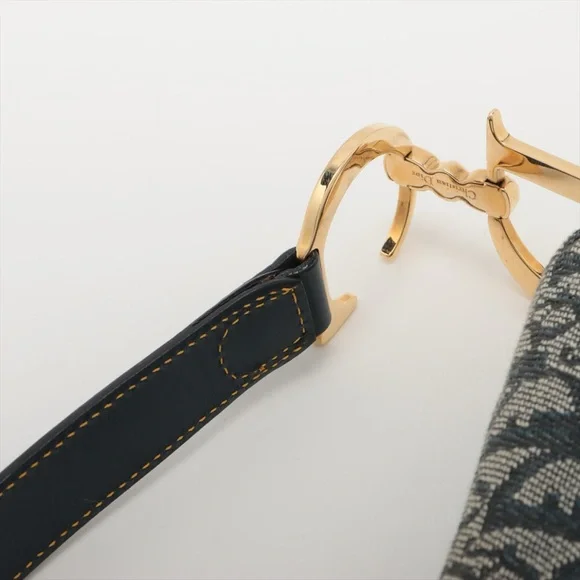 SOLD OUT ❌Christian Dior Saddle Medium Canvas Diorissimo Vintage Trotter - Picture 9 of 11